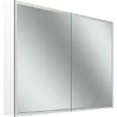 Schneider GLOW D2W Spiegelschrank, 2 Türen 50/50cm, 1013x136x736mm, rundum Beleuchtung, Dim2Warm, 218.100.02.02
