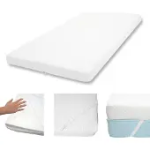 Mendler 10cm Memoryfoam-Matratzentopper MCW-E63, Topper Matratzenauflage Matratzenschoner 90x200cm Viscoschaum