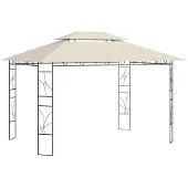 Syfax Pavillon 4x3x2,7 m Creme 160 g/m²