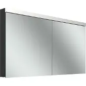 Schneider LOW plus LED Spiegelschrank, 2 Türen 70/70cm, 1395x120x747mm, Beleuchtung oben