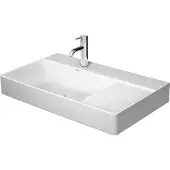 Duravit Waschtisch DURASQUARE o ÜL m HLB Be li 800x470mm o HL weiß ohne Hahnloch weiß