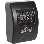 Burgwachter Schlüsseltresor KeySafe 10 SB mit 4-stelligem Zahelncode für außen und innen, Wandmontage