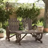 vidaXL CLORIS 2-tlg. Garten-Lounge-Set Massivholz Tanne 2024