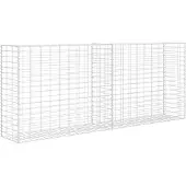 Syfax Gabione Verzinkter Stahl 85x30x200 cm