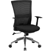 Amstyle Bürostuhl Stoffbezug Schreibtischstuhl Armlehne schwarz Chefsessel 120kg Drehstuhl Synchronmechanik
