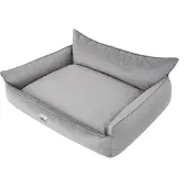 TexCorp Hundebett JOKER XXL 105x80 cm – robust, wasserabweisend, abnehmbarer Bezug, pflegeleicht, Fancy Stoff – Doggy