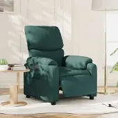 Prolenta Maison Exclusive - Relaxsessel Elektrisch Dunkelgrün Stoff