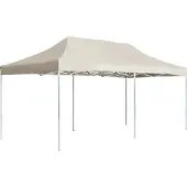 Syfax Profi-Partyzelt Faltbar Aluminium 6x3 m Creme