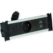 Bachmann KAPSA S 1xUTE 1xUSB A&C 22W, 0,2m GST18 France