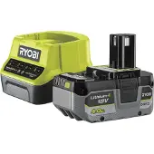 Ryobi RC18120-140, Batterie- & Ladegerät-Set, Lithium-Ion (Li-Ion), 4 Ah, 18 V, , Schwarz, Gelb
