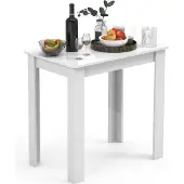 VCM Holz Esstisch | H. 76 x B. 80 x T. 50 cm | Küchentisch Speisetisch Tisch Esal