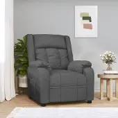 Prolenta Maison Exclusive - Relaxsessel Dunkelgrau Stoff
