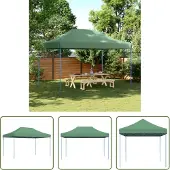 The Living Store Partyzelt Faltbar Pop-Up Grün 440x292x315 cm