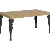 Itamoby Paxon Ausziehtisch 160/244x80 cm Natur-Eiche mit anthrazitfarbenen Beinen