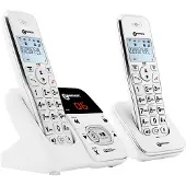 Geemarc Telecom , Seniorentelefon kabellos Doppel-Mobilteil AmpliDect 2951, Weiß