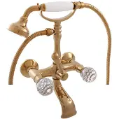 RAV BRILLANCE Badewannenarmatur mit Griff aus SWAROVSKI Kristall SLEZAK