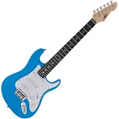 Gear4Music 3/4-LA-E-Gitarre von Blau