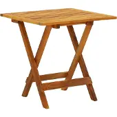 The Living Store Bistrotisch 46x46x47 cm Akazie Massivholz