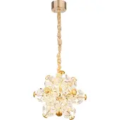 Globo Lighting Pendelleuchte, Metall, goldfarben, LED