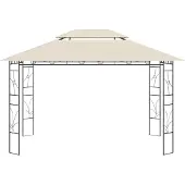 Syfax Pavillon 4x3x2,7 m Creme 160 g/m²