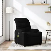 Prolenta Maison Exclusive - Massagesessel Schwarz Stoff