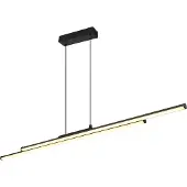 Globo Moderne Pendellampe Kirina 110 cm schwarz