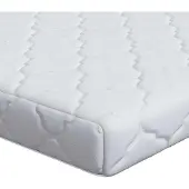 Syfax Matratze Weiß 80 x 200 cm Jacquard-Stoff