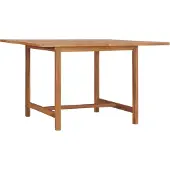 Prolenta Maison Exclusive - Garten-Esstisch 110x110x75 cm Massivholz Teak