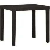 Syfax Gartentisch Anthrazit 79x65x72 cm Kunststoff