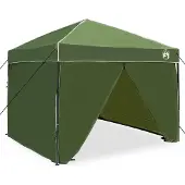 Syfax Pavillon-Zelt Grün 243 x 243 x 251 cm Stoff