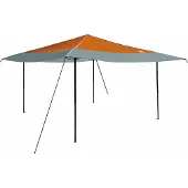 Syfax Pavillon-Zelt Orange 395 x 395 x 251 cm Stoff