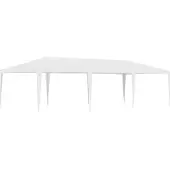 Syfax dkd-home-decor Partyzelt 4 x 9 m Weiß UV- und wasserbeständig