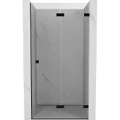 Mexen Lunar-F Falttür rechte Duschkabine 85 cm, transparent, schwarz - 836-085-000-70-00-P
