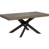 Itamoby Ausziehtisch 200/460x90 cm Volantis Premium taubengrau anthrazit Beine