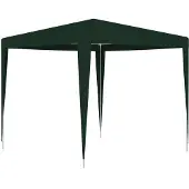 Syfax Profi-Partyzelt 2,5×2,5 m Grün 90 g/m²