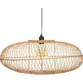Atmosphera Loren Bambus Pendelleuchte D60 cm - Natur