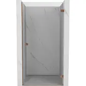 Mexen Lunar-B Duschabtrennung Rechtsanschlag 90 cm, transparent, Roségold - 832-090-000-60-00-P