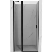 Mexen Mist Duschdrehtüren 115 cm, transparent, schwarz - 8A4-115-000-70-00