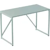 Oviala Moderner Schreibtisch L120 cm aus salbeigrünem Metall - Daisy