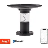 Immax NEO LITE BUBBLES intelligente Solar-Wandleuchte, 17cm Säule, CW/WW+RGB, IP54, BT,TUY,2W