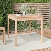ZMH Gartentisch 82,5x82,5x76 cm Massivholz Kiefer
