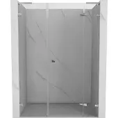 Mexen Lunar L Duschdrehtür rechts 130 cm, transparent, Chrom - 834SL-130-050-01-00-P