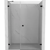 Mexen Lunar-B Duschkabinentür rechts 120 cm, transparent, schwarz - 832S-120-050-70-00-P