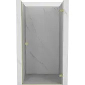 Mexen Lunar-B Duschdrehtür rechts 100 cm, transparent, gold gebürstet - 832-100-000-55-00-P