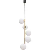Zumaline Hängelampe 5x G9 schwarz gold ALI 5648