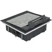 XBS PD-12 Einbausteckdose 6-fach PD12 Fußbodensteckdose Steckdose Bodensteckdose leere Gehauese