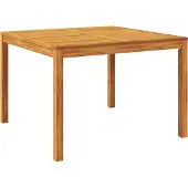 Syfax Garten-Esstisch 110x110x75 cm Massivholz Akazie