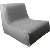 Eurofirany Aufblasbarer Stuhl 70x90x70 cm silber Camping