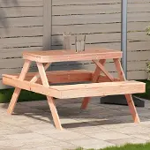 vidaXL CLORIS Picknicktisch 105x134x75 cm Massivholz Douglasie 832570