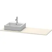 Duravit Konsole XSquare 140x55x1,6cm, m 1 AS, Ausschn li, Tau